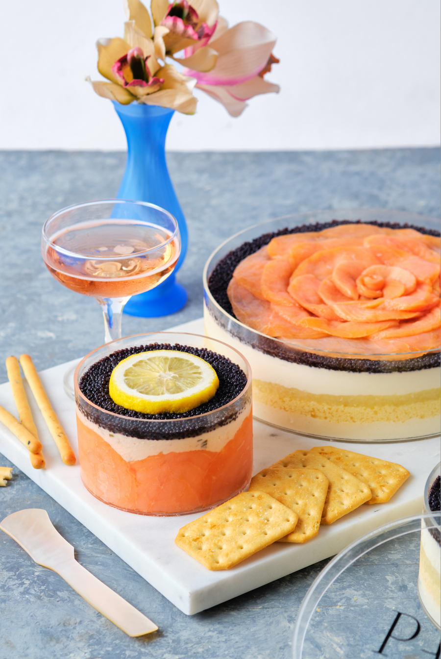 Smoked Salmon Mousse with Caviar